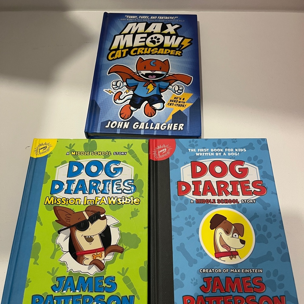 Max Meow and Dog Diaries Book Set